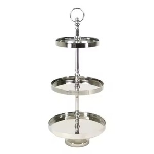 Creative Metal <b>3</b> <b>Tier</b> <b>Cake</b> <b>Stand</b> <b>Cake</b> Display Rack Dessert Serving Holder Event Table Decor - Product Image 1