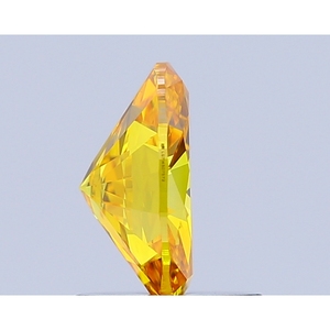 Diamant de laboratoire ovale taille brillant 1 carat, jaune vif fantaisie, pureté VVS2, avec certificat IGI, couleur D-F, pureté VVS-VS, personnalisable - Product Image 3