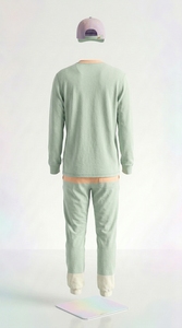 Original Custom Logo Men <b>Two</b> <b>Piece</b> <b>Lounge</b> <b>Set</b> Soft Jogger Suit for Daily Wear - Product Image 3