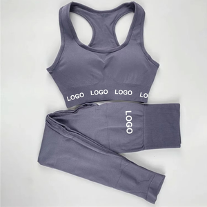 Conjunto de Yoga Personalizado para Mujer, Muy Moderno y Popular, Estilo Único, Diseño Sólido, Spandex/Nailon, Transpirable, Ecológico y Elástico - Product Image 5
