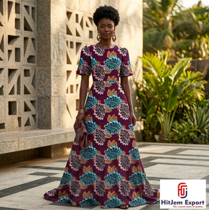 Tela Ankara Africana Estampada al por Mayor, 100% Algodón, para Marcas de Moda de Nigeria, Ghana y Kenia, Vestidos con Estampado Africano - Product Image 5