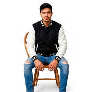 Fabricant de vestes universitaires personnalisées avec patchs, streetwear Letterman, vêtements d'extérieur brodés, fournisseur en gros de vêtements à marque privée - Product Image 5