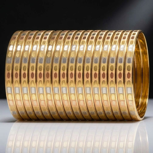 กำไลข้อมือ ORO-Z รุ่นโมเดิร์น ชุบสีสามเฉด คุณภาพสูง สไตล์ชาติพันธุ์ สำหรับงานปาร์ตี้ ดีไซน์หรูหรา ประดับเพชร ตัดลายสวยงาม เครื่องประดับแฟชั่นสำหรับผู้หญิง - Product Image 4