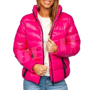 Nouveau design, LOGO personnalisé, manteau d'hiver à capuche respirant de haute qualité, veste en duvet pour femmes - Product Image 5