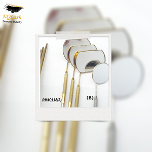 Professional Lash Checking Gold <b>Mirror</b> with Long Handle Stainless Steel Body for Salon Use Stainless Steel Eyelash <b>Mirror</b> - Product Image 5