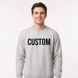 Sudadera Ajustada para Hombre, Diseño Personalizado, Felpa de Algodón Grueso, Cuello Redondo, Ropa Urbana Informal, Proveedor de Ropa al Por Mayor - Product Image 5