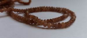 Cuentas facetadas de piedra lunar de chocolate natural AAA de 3.5-4 mm, cuentas de piedra lunar de chocolate de 13.5 pulgadas para la fabricación de joyas - Product Image 6