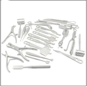 Juego de 29 Piezas de Instrumentos Quirúrgicos para Retracción Ortopédica, Taladro y Sierra para Huesos - Product Image 1