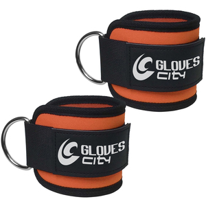 Guantes para Máquinas de Gimnasio con Logotipo Personalizado, Algodón/Nylon, Neopreno Acolchado, Soporte para Entrenamiento con Pesas, Correa de Tobillo con Anillo en D, Cierre Ajustable - Product Image 4