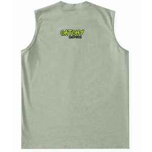 Débardeurs pour hommes Catchy Gears, tendance estivale, décontractés, 100% coton biologique, séchage rapide et respirant, coupe musclée, vêtements de fitness - Product Image 6