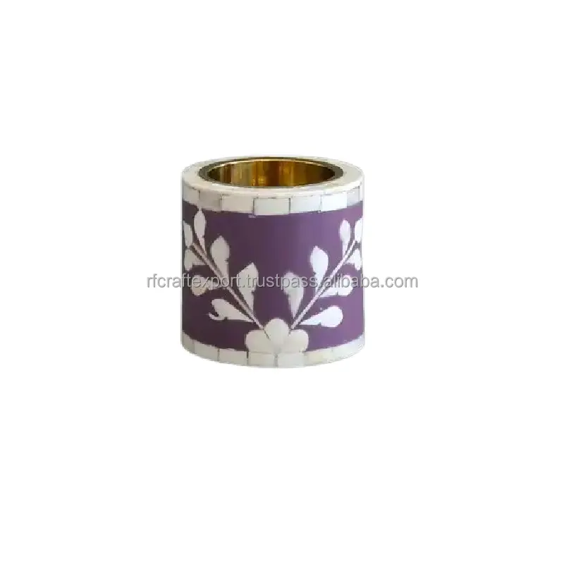 Bán buôn New thiết kế tốt nhất Ấn Độ handmade xương Inlay bakhoor Burner medkhan hương Burner từ Ấn Độ bởi RF thủ công mỹ nghệ