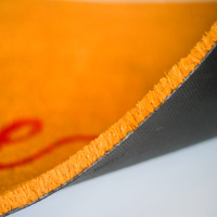 CocoScript Bedruckte Kokos-Fußmatte mit PVC-Rückseite Naturfaser-Eingangsmatte mit Individuellem Logo-Design Rutschfeste Innen- und Außenmatte