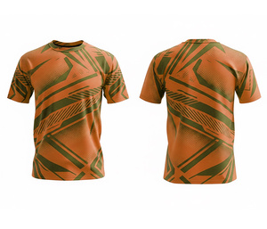 เสื้อยืดซับลิเมชั่นขายส่ง ระบายเหงื่อได้ดี เหมาะสำหรับการฝึกซ้อม |   ไซส์ผู้ชาย ผู้หญิง และเยาวชน |   ชุดกีฬาสำหรับการฝึกซ้อมน้ำหนักเบา แห้งเร็ว - Product Image 4