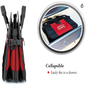 DOUBLE R BAGS Organizador de Carga Premium para Automóvil, Plegable, Impermeable, de Poliéster, con 4 Compartimentos y 7 Bolsillos - Product Image 4