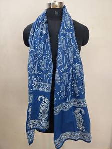 Wholesale Women's Long Cotton Beach <b>Scarf</b> with Mandala Print Lightweight & Quick Dry Multi-Purpose Summer Use - Product Image 2