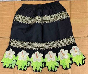 Island Fashion Romantic <b>Boho</b> Floral Plus Size A-Line Mini Pleated Flowy Embroidery Breathable High Street <b>Skirts</b> Natural Waist - Product Image 1