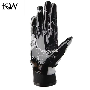 Gants de football américain à adhérence collante, gants professionnels pour receveurs avec logo personnalisable, prix raisonnable pour usage sportif 2026 - Product Image 2