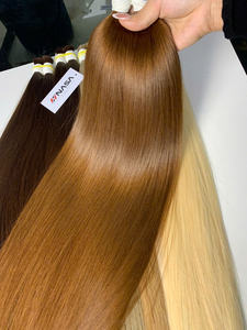 ส่วนขยายของผม100% แบบจมน้ำตายสองชั้น100กรัมทุกสี32นิ้ว - Product Image 2