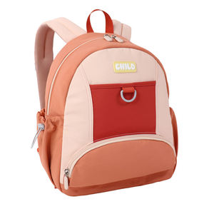 Design Customizable <b>School</b> Use Water Resistant Multicolor Durable Bag with Front Pocket and Side Pock Nylon Student <b>Backpack</b> - Product Image 2