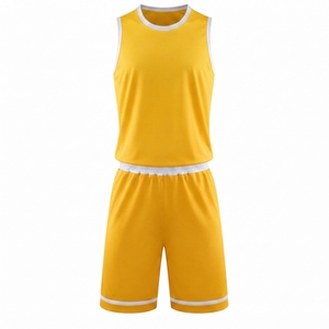 Uniforme Deportivo de Baloncesto Premium, 100% Poliéster, Ligero, Transpirable, de Secado Rápido, Conjunto de Camiseta y Pantalones Cortos, Nombre del Equipo Personalizado - Product Image 1