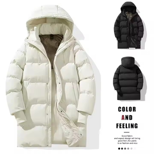 High Quality Men's Long <b>Thin</b> Bubble <b>Jacket</b> <b>Waterproof</b> Latest Fashion Style Customized Logo Wholesale Price Custom Sizes Shining - Product Image 6