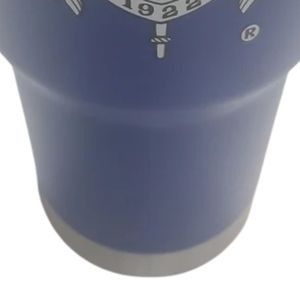SGRho Crest 30 oz Tumbler Stainless Steel Insulated Travel Cup with Lid Straw Sorority Crest Reusable <b>Hot</b> <b>Cold</b> Beverage - Product Image 4