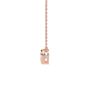 Elegante collar solitario con diamante de laboratorio de corte cojín y engaste de bisel en oro para novias modernas y joyería fina de uso diario. - Product Image 5