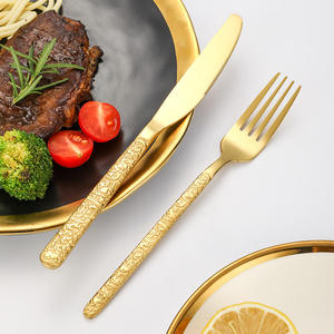 Ensemble de couverts en acier inoxydable de qualité supérieure pour la restauration |   Couverts confortables à tenir pour la maison, la cuisine et les restaurants - Product Image 2