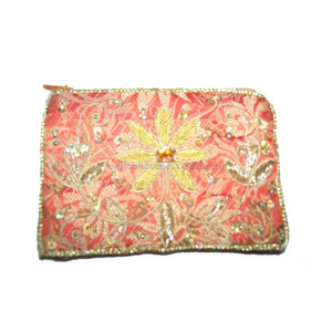 Drawstring Embroidery <b>Coin</b> Purse Fancy Small <b>Coin</b> Pouch Vintage Floral Embroidered Pocket Wallet Mini Jewelry Storage <b>Bag</b> - Product Image 3