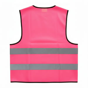 Nouveau gilet de sécurité haute visibilité au design actuel, classe 1 ANSI, logo personnalisé imprimé, sécurité routière, réfléchissant, LED clignotante, imperméable, toutes couleurs - Product Image 4