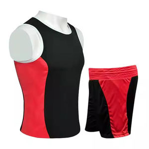 Uniforme de Entrenamiento de Boxeo de la Más Alta Calidad, Diseño Único, Logotipo Personalizado, Uniforme de Boxeo con Diseño Personalizado, Conjunto de Chaleco y Pantalones Cortos de Boxeo - Product Image 3