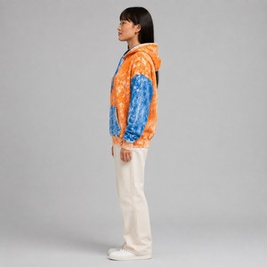 Sudadera con Capucha para Mujer, Estilo Moderno, Lavado Ácido, Tela de Felpa Suave, Acabado Único, Comodidad Diaria para un Estilo Informal - Product Image 6