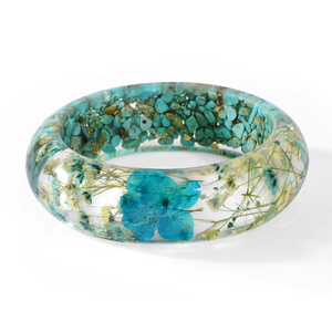 Bracelet en résine de qualité supérieure pour un look minimaliste et élégant, bijoux pour femme, artisanat en résine - Product Image 4