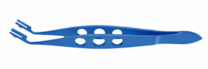 เครื่องมือจับเลนส์แบบพับได้ NAZIR HABIB Blue Titanium Humer Lens สำหรับผู้เชี่ยวชาญ ใช้สำหรับการจัดตำแหน่ง IOL อย่างแม่นยำ - Product Image 3