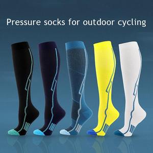 Quick Dry Support Varicose 15-20 MmHg Spring Youth Travel <b>Compression</b> Men Women Wholesale Knee-High Eco-Friendly Sports <b>Socks</b> - Product Image 4