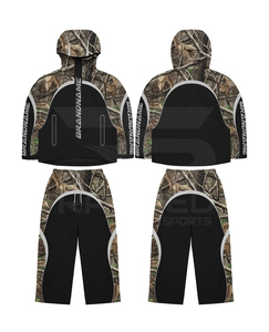 Conjunto Deportivo Oversize con Estampado por Sublimación, Chaqueta con Capucha y Cremallera, Pantalones con Logotipo Digital, Secado Rápido, Manga Larga, Ropa de Otoño - Product Image 1