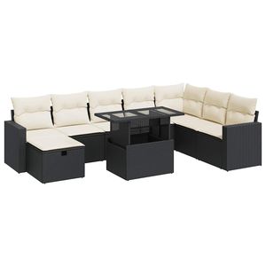 Conjunto de Sofás Negros para Jardín - Product Image 2