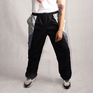 Ensemble de survêtement pour homme à blocs de couleur, manches longues, col montant, style sportif, coupe régulière, polyester léger, idéal pour le printemps - Product Image 5