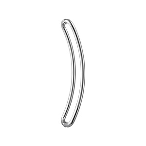 Curved Stainless Steel Door Pull Handle for Door & Window Handles