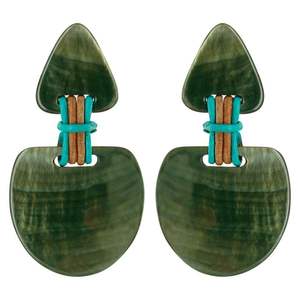 Handmade Designer <b>Resin</b> <b>Earrings</b> Luxury Finish Artistic Craftsmanship Modern Fashion Styling Durable Crystal Accessories RR - Product Image 5