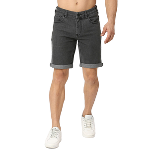 Pantalones Cortos Bermuda de Mezclilla Lavada para Hombre, Cintura Baja, Cierre con Cordón, Estilo Casual, Estampado, Tela de Algodón, Transpirable, Ecológico, de Secado Rápido - Product Image 4