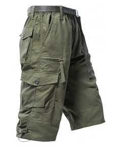 Hot Selling Premium Quality Eco-Friendly Canvas Men's High Waist Cargo <b>Shorts</b> 100% Cotton Quick Dry Breathable Available All - Product Image 4