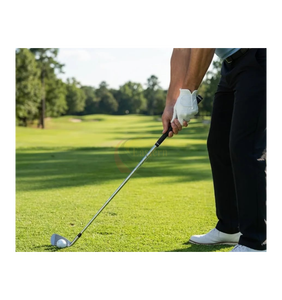 Gants de golf en cuir véritable blanc, respirants, unisexes, à enfiler, pour le sport - Product Image 6