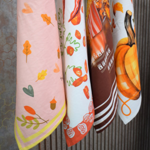Paño de Cocina de Lino Puro de Alta Calidad, Paño para Platos, Estampado, Nuevo, Hermoso, Hecho a Mano, 100% Lino, Mejor Precio - Product Image 2
