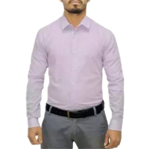 เสื้อเชิ้ตผู้ชายลำลองสีขาว แขนยาว ผ้าฝ้ายป๊อปลิน 100% สำหรับฤดูใบไม้ร่วง ราคาถูก คุณภาพส่งออก รับผลิตตามแบบ พร้อมสกรีนโลโก้ - Product Image 2