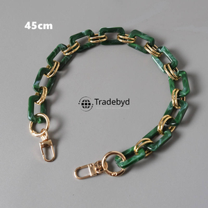 Cadena de resina hecha a mano, joyería de moda, elegante collar de resina colorido, ligero, duradero, moderno para mujeres y niñas Tradebyd - Product Image 3
