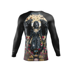 Camisetas de Compresión de Spandex con Logotipo Personalizado, Sublimadas, para Surf, Buceo, Rashguard, Uniformes de BJJ, Unisex, Rash Guard Romano para MMA - Product Image 1