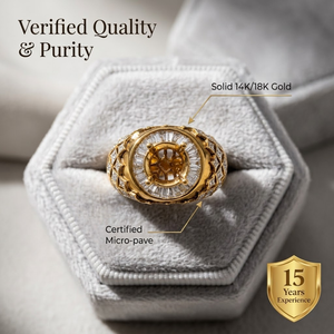 Luxury 18K Solid Yellow Gold Semi Mount Engagement Ring Diamond Mounting Wedding Band Custom Jewelry Factory MOQ 1pc - Product Image 3