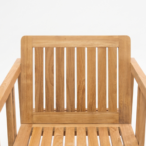 Fauteuil en teck très vendu, durable, écologique, au design moderne, adapté à une utilisation en intérieur. - Product Image 3