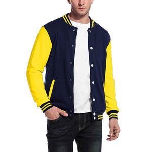 Customized High Quality Men's Varsity Jacket <b>Comfortable</b> Stand Collar Custom Size and Color Varsity Jackets For Men - Product Image 4